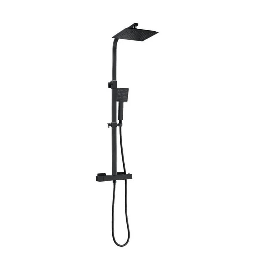 Modern Thermostatic Square Bar Shower