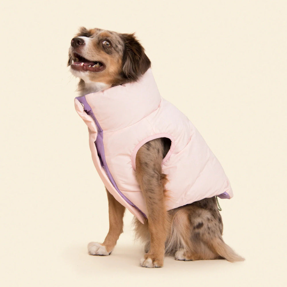 The Super Duper Reversible Parka Vest - Purple & Pink