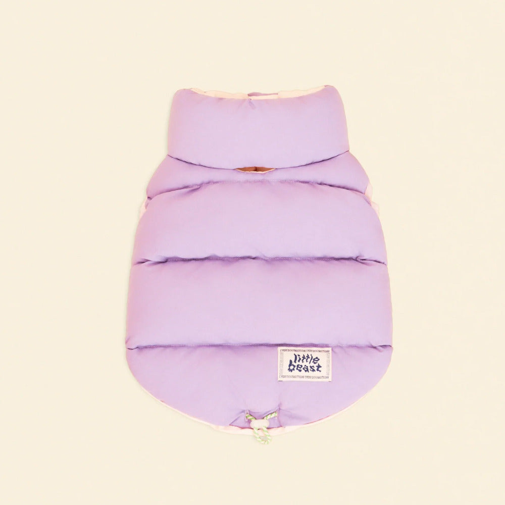 The Super Duper Reversible Parka Vest - Purple & Pink