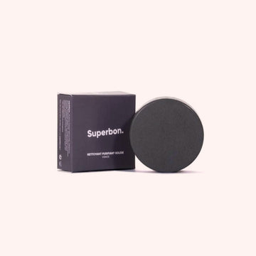 Nettoyant visage solide au charbon actif