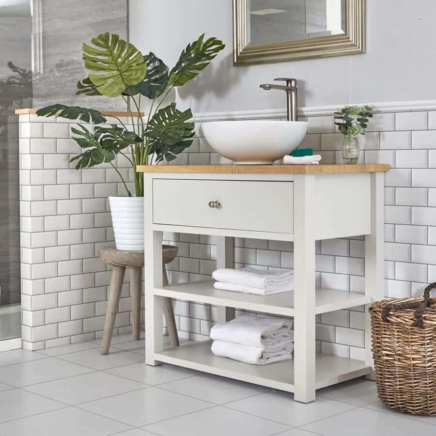 Antique White Traditional Vanity