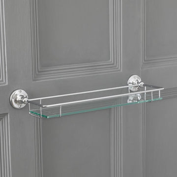 Glass Bathroom Shelf