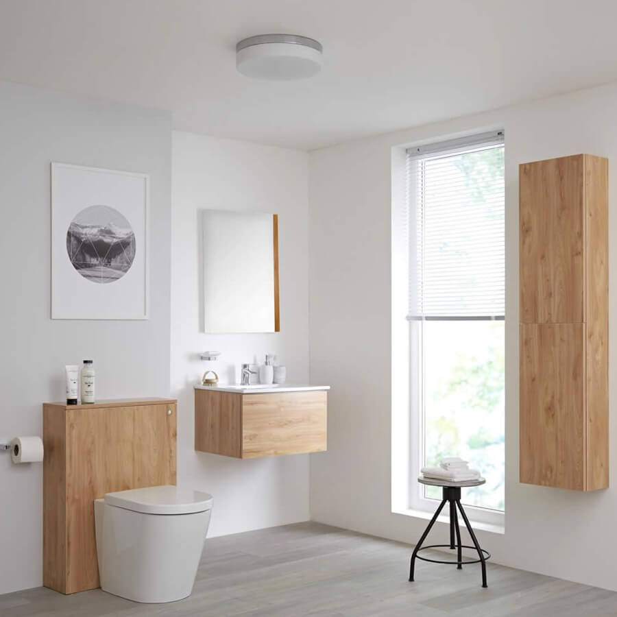 Golden Oak Vanity Unit
