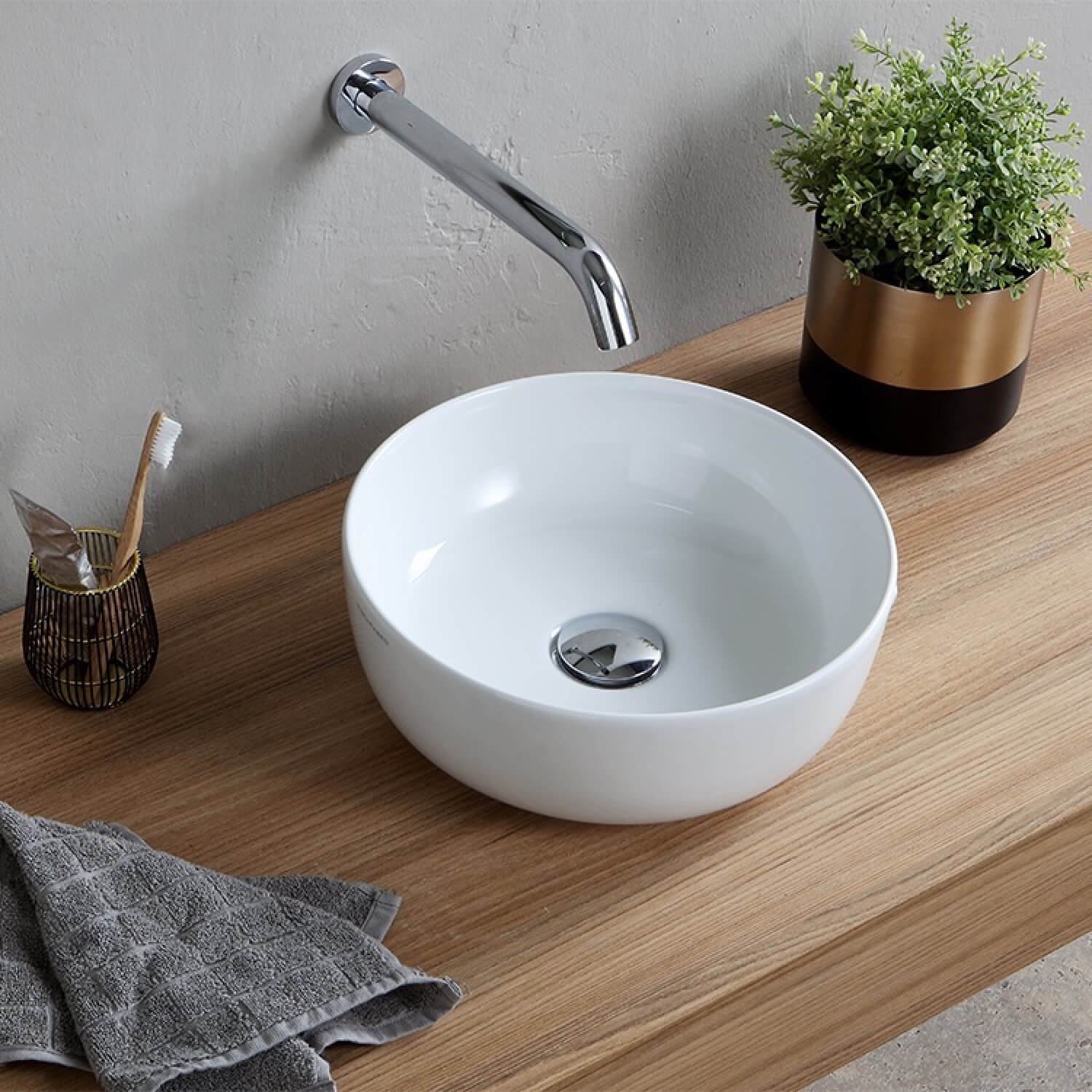 Ceramic Single Vanity Set