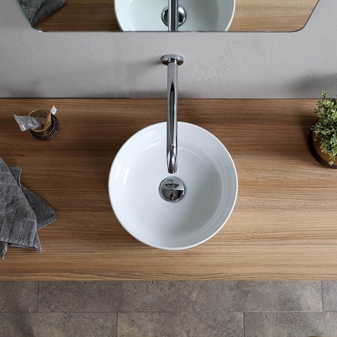Ceramic Single Vanity Set