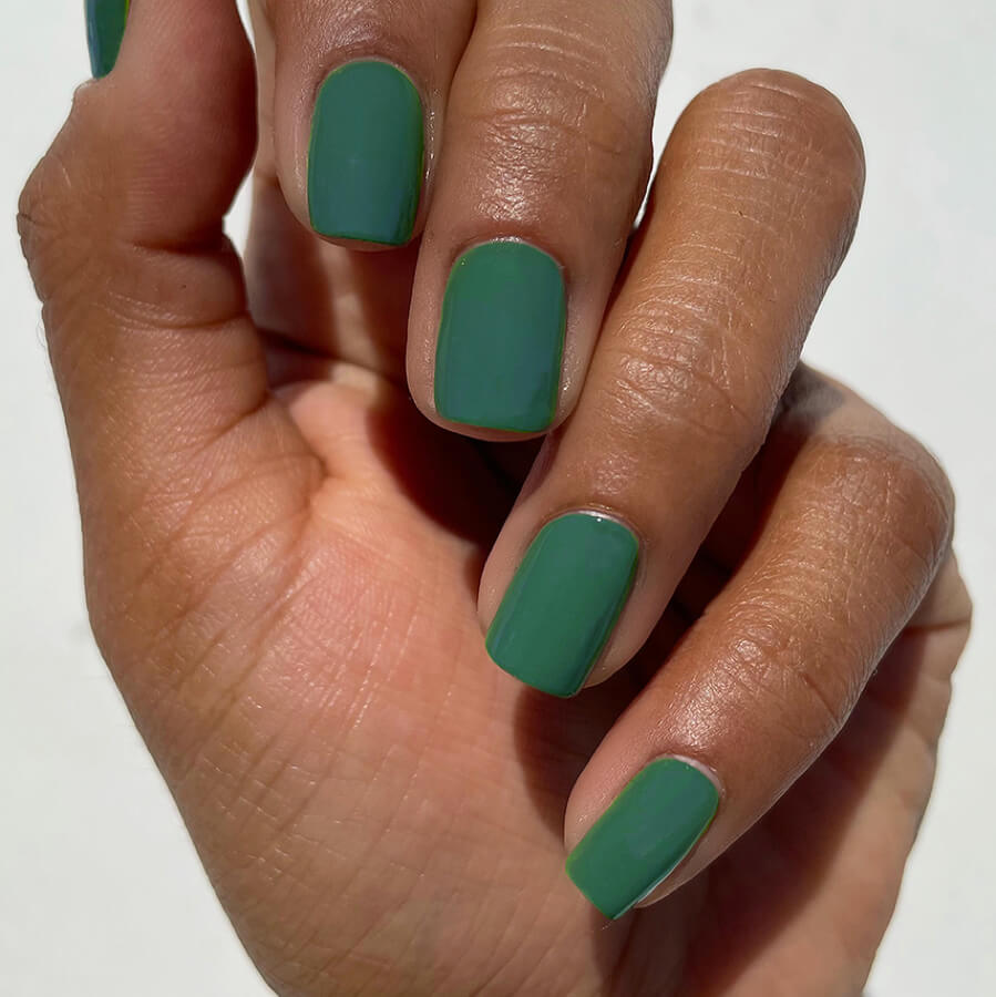 Matte Green Nail Polish