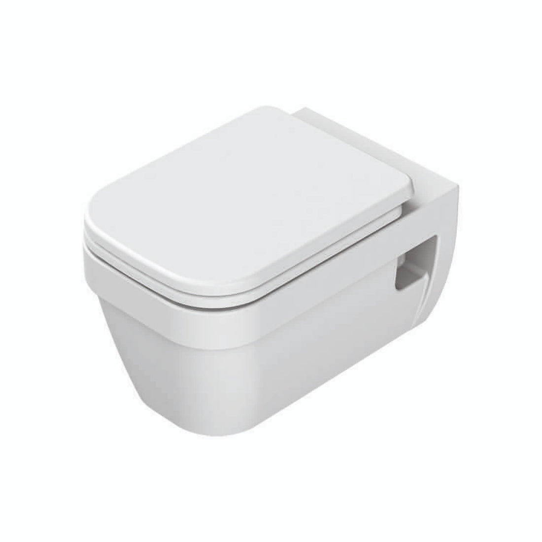 White Ceramic Wall Mount Toilet