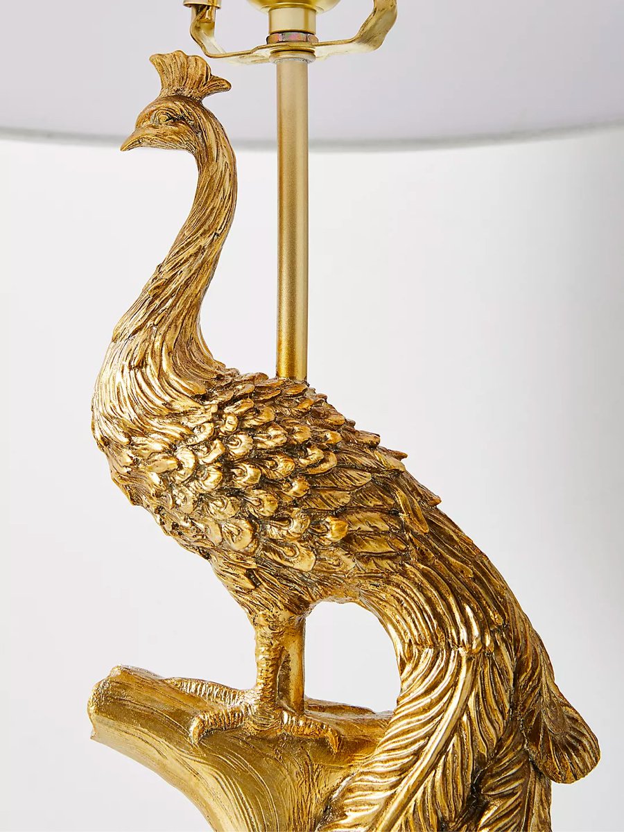 Peacock Table Lamp