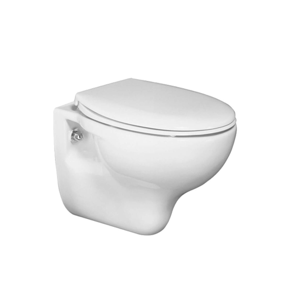 Round Ceramic Wall Mount Toilet