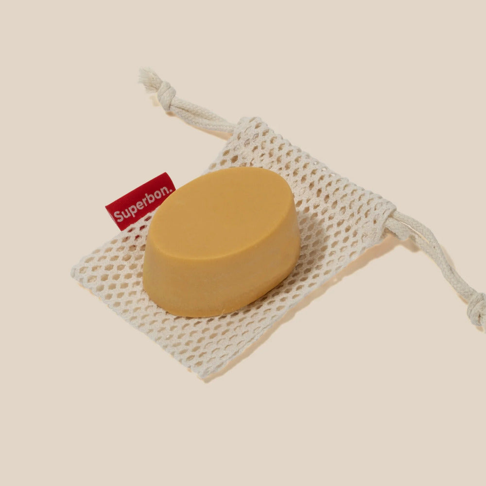 Petit Filet à savon et shampoing solide en coton BIO