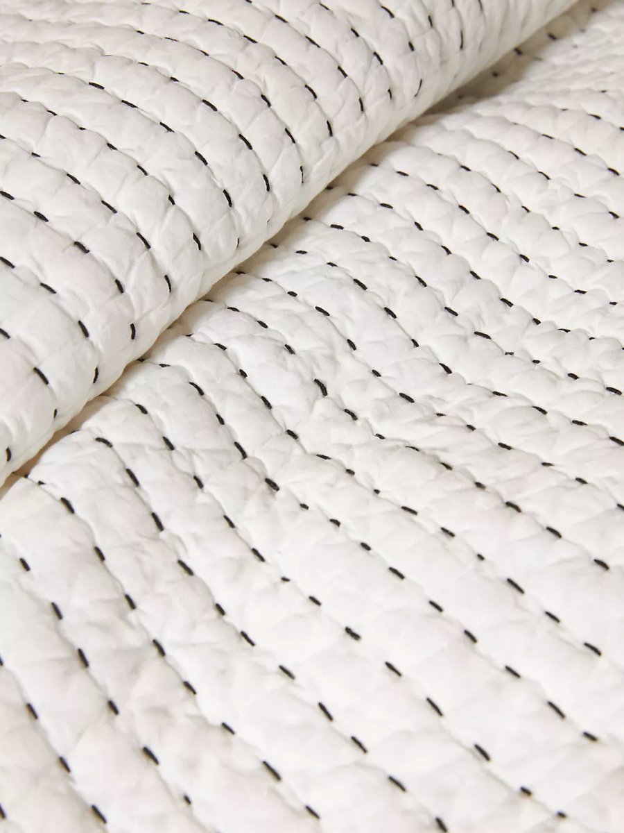 Lena-Stitched Velvet Quilt