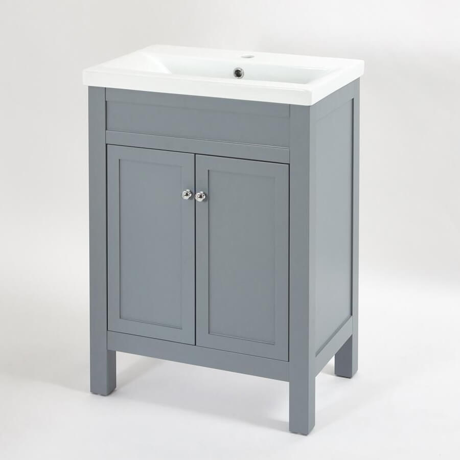 Light Grey Traditional Vanity