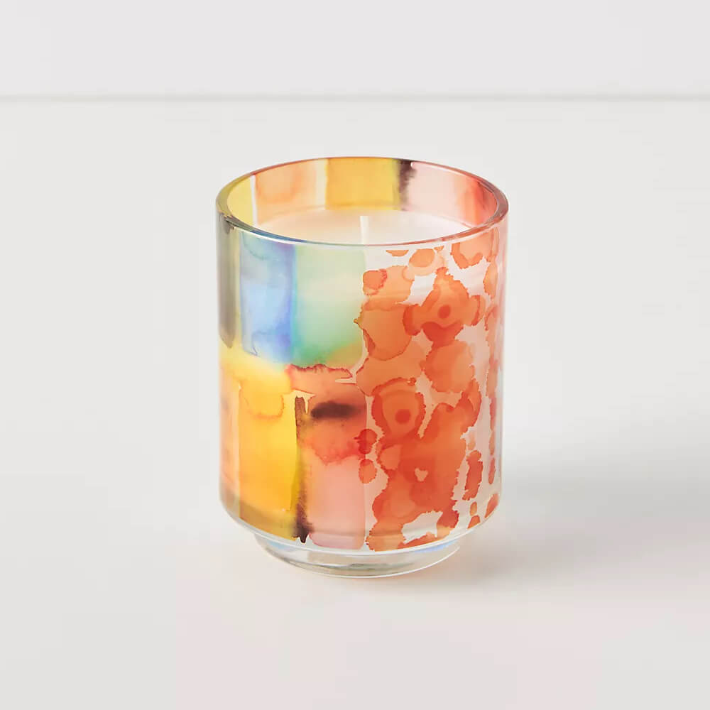 Colorful Glass Candle