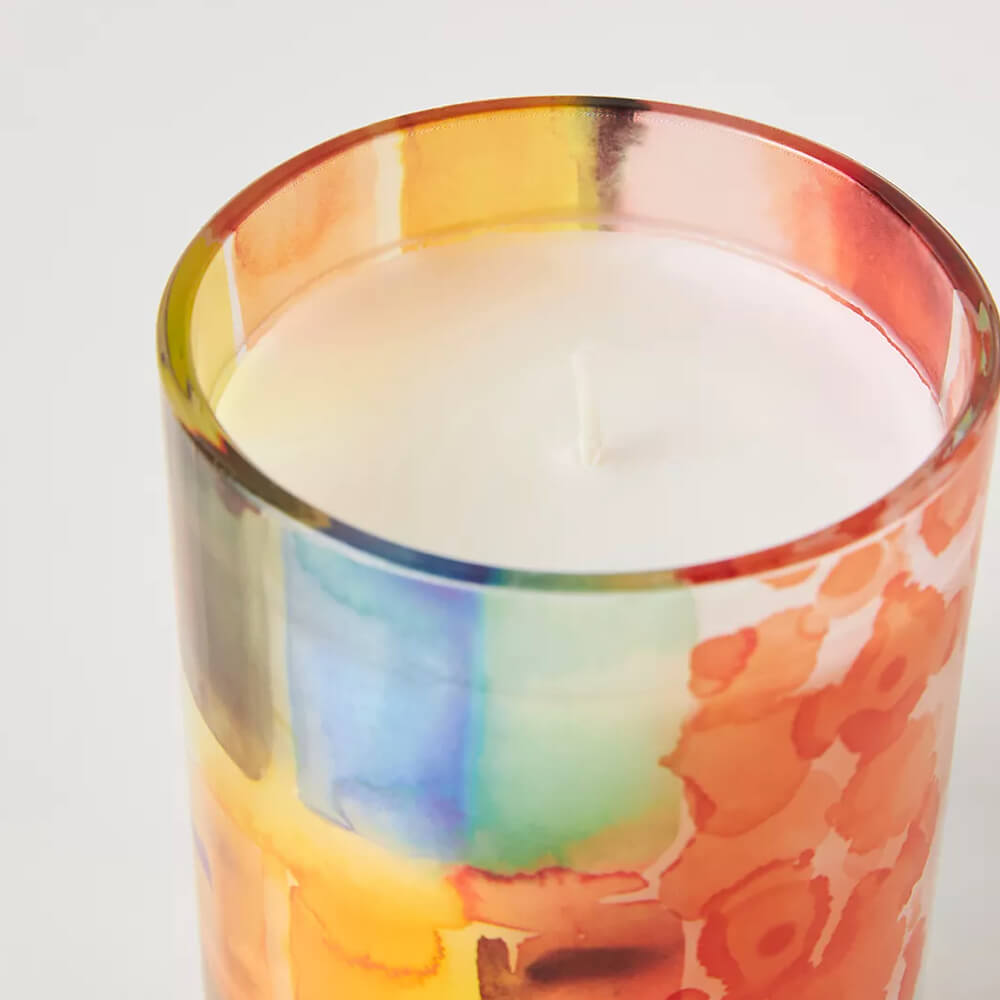 Colorful Glass Candle