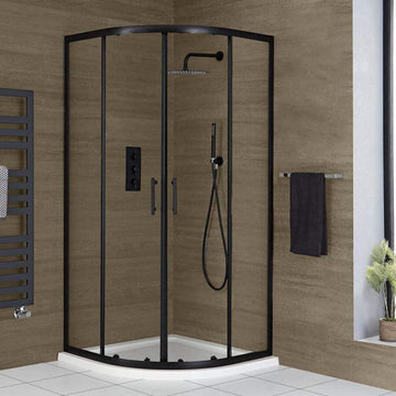 Black Quadrant Shower Enclosure